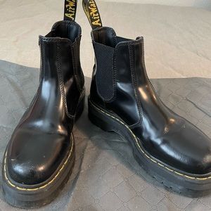 Dr. Marten’s Chelsea quad platform boot